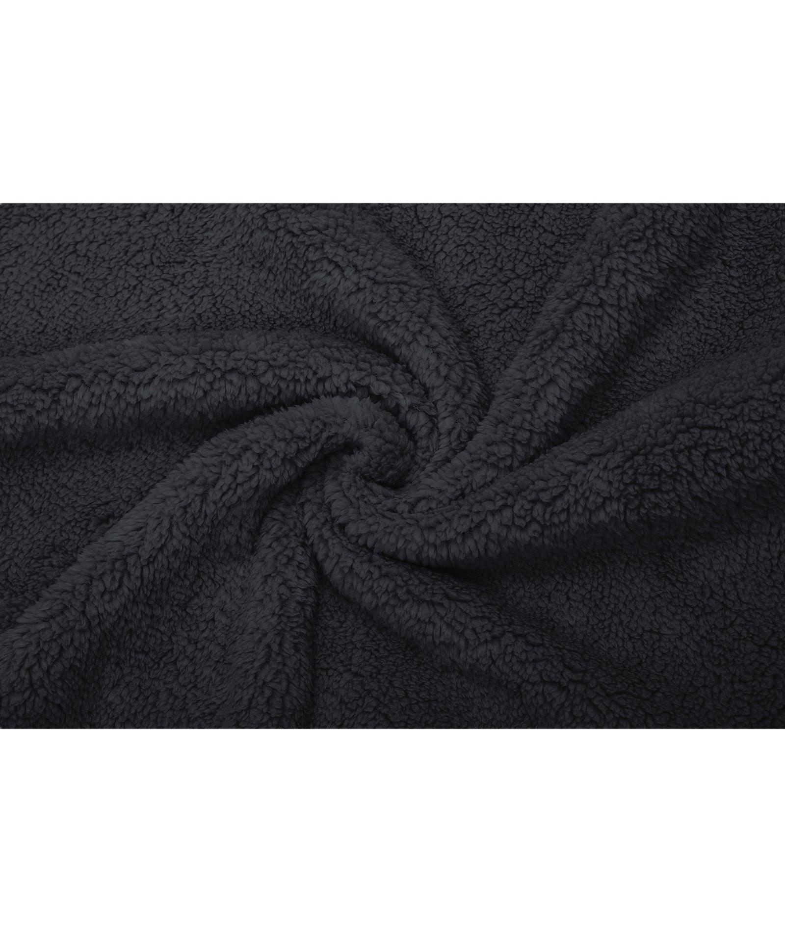 ZITY Men's Full Zip Up Contrast Color Fleece Hoodie-zity1712