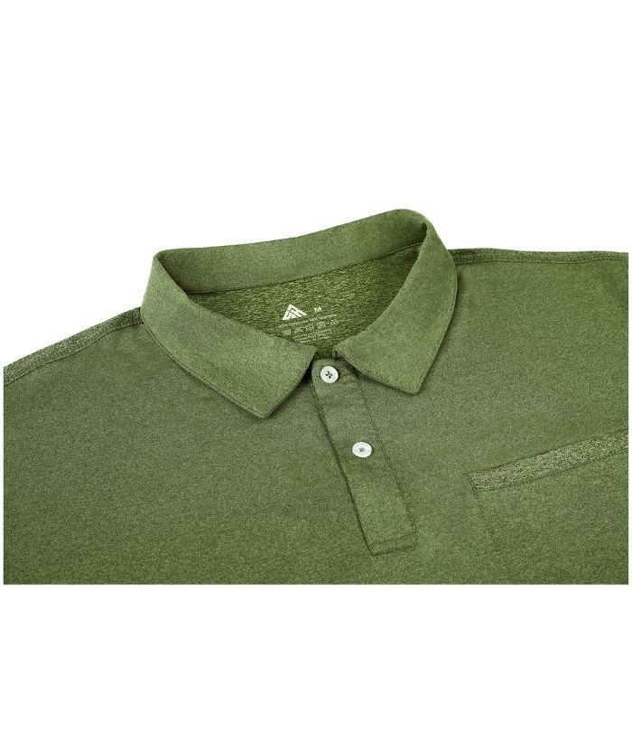 ZITY Men's Moisture Wicking Dri Fit Sports Polo Shirt-ZPK007926