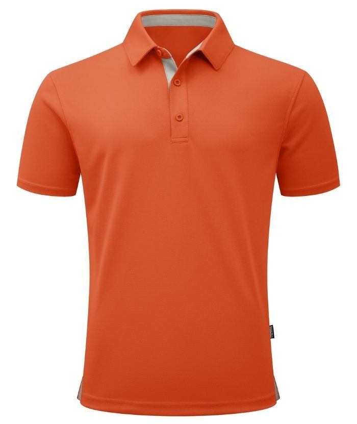 ZITY Men's Button Up Slim Fit Polo Shirt-CUMPO05188
