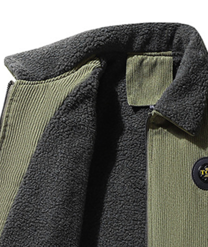 ZITY Men's Cotton Full Zipper Fleece Jacket-DUMCO05533