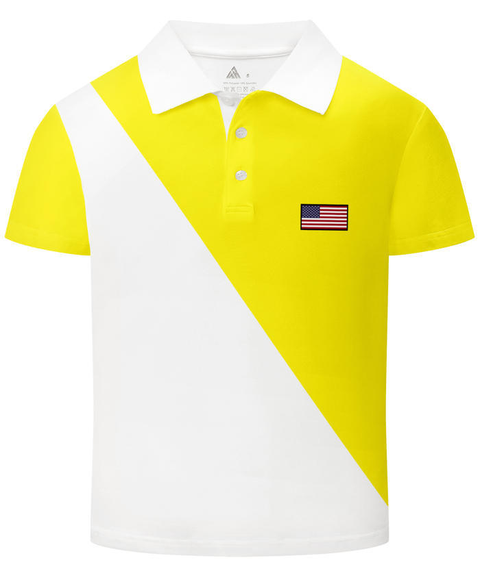 ZITY Kid's Summer Color Block Dri Fit Golf Polo Shirt-CUBPO02402