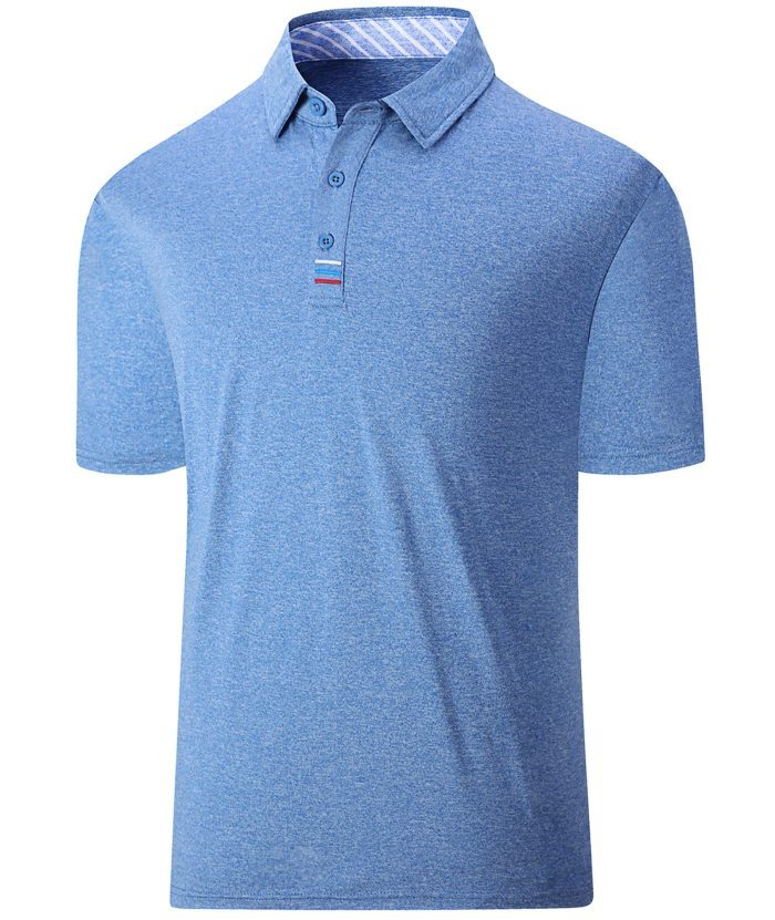 ZITY Men's Golf Sports Polo Short Sleeve Athletic Tennis Shirt-ZPK000671|Zitysports