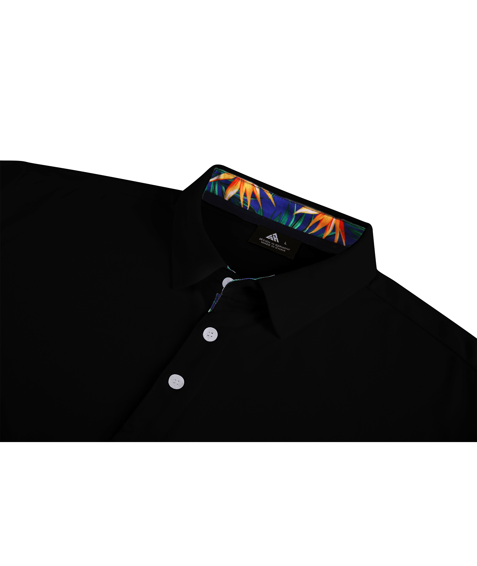 ZITY Men's Button Up Dri Fit Polo Shirt-CFMPO00053