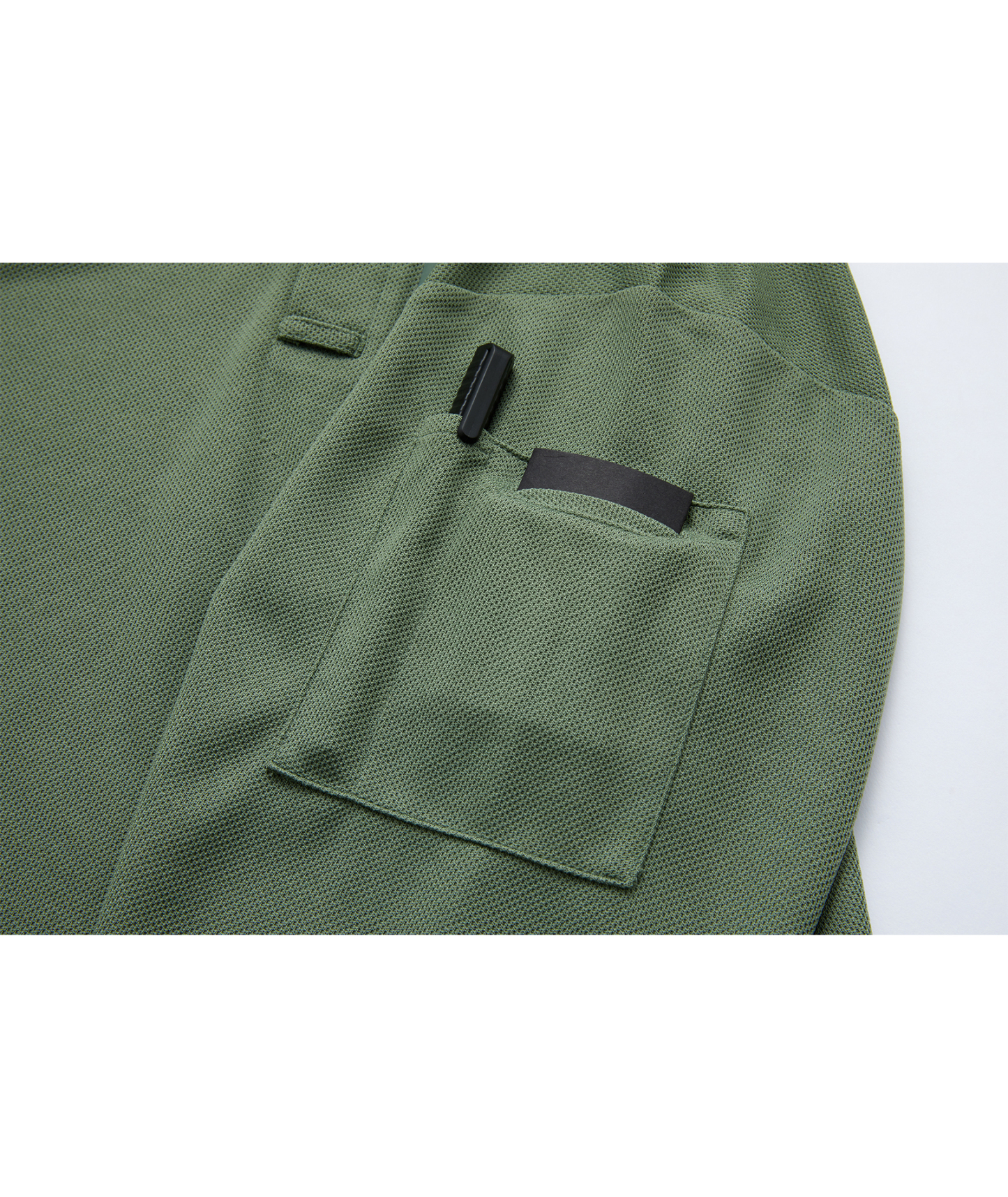 ZITY Men's Zipper Pocket Long Sleeve Polo Shirt-CFMPO00043