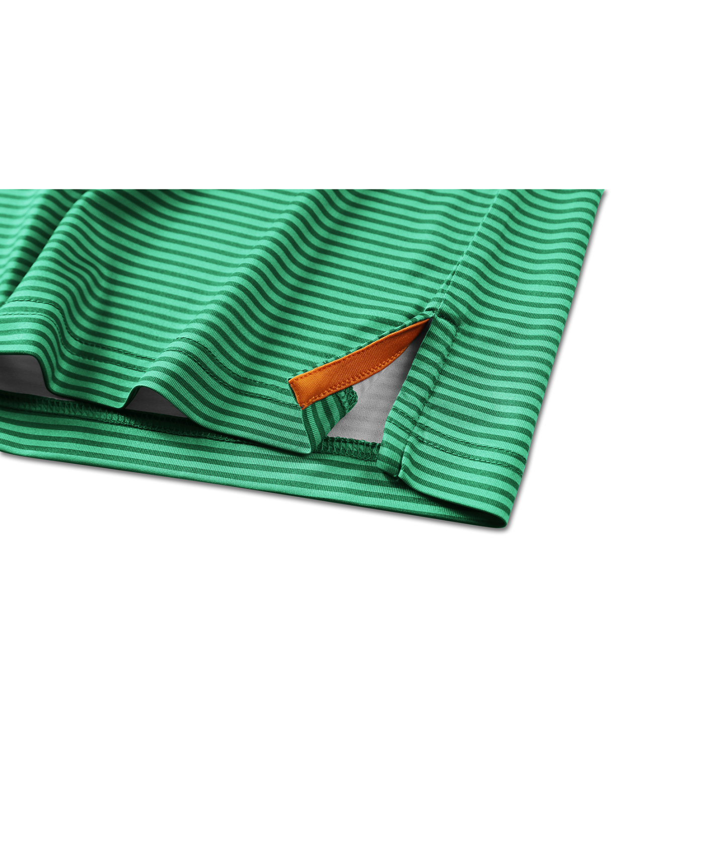 ZITY Men's Button Up Dri Fit Strip Polo Shirt-TUMPO00062