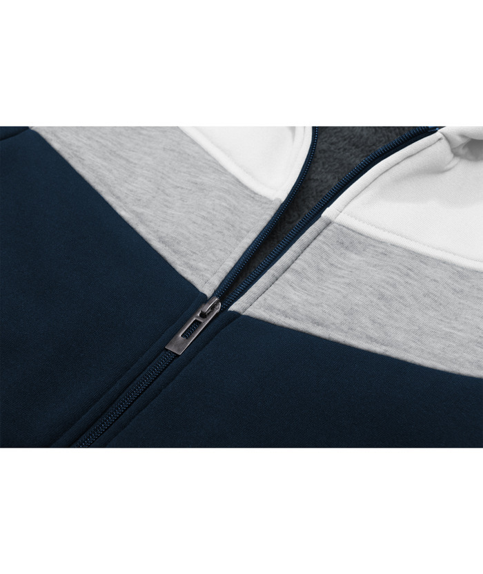 ZITY Boy's Collar Fleece Zip Up Hoodie-ZPK005858 | Zitysports