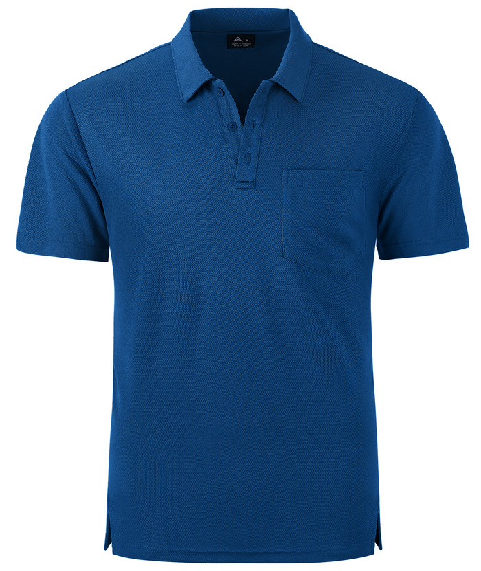 ZITY Men's Moisture Wicking Pocket Micro Mesh Performance Polo Shirt-ZPK008913 | Zitysports