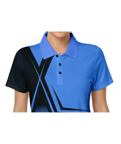 ZITY Women's Sports Slim Fit Quick Dry Gold Polo Shirt-CFWZZ00010