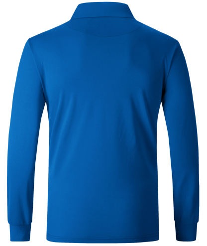 ZITY Men's Button Up Dri Fit Long Sleeve Polo Shirt-CFMPO00095