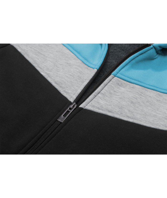 ZITY Boy's Collar Fleece Zip Up Hoodie-ZPK005858 | Zitysports