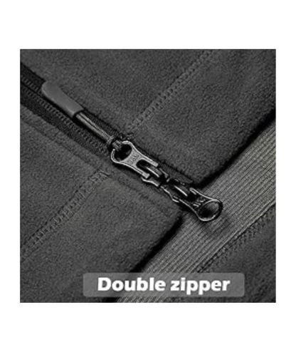 ZITY Men's Solid Microfleece Tactical Hoodie Jacket-ZPK007673 | Zitysports