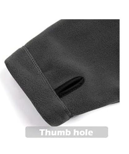 ZITY Men's Solid Microfleece Tactical Hoodie Jacket-ZPK007673 | Zitysports