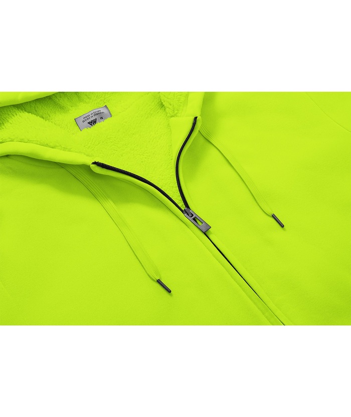 ZITY Men's Solid Hooded Jacket Thick Fleece Hoodie For Fall Winter-ZPK007270 | Zitysports