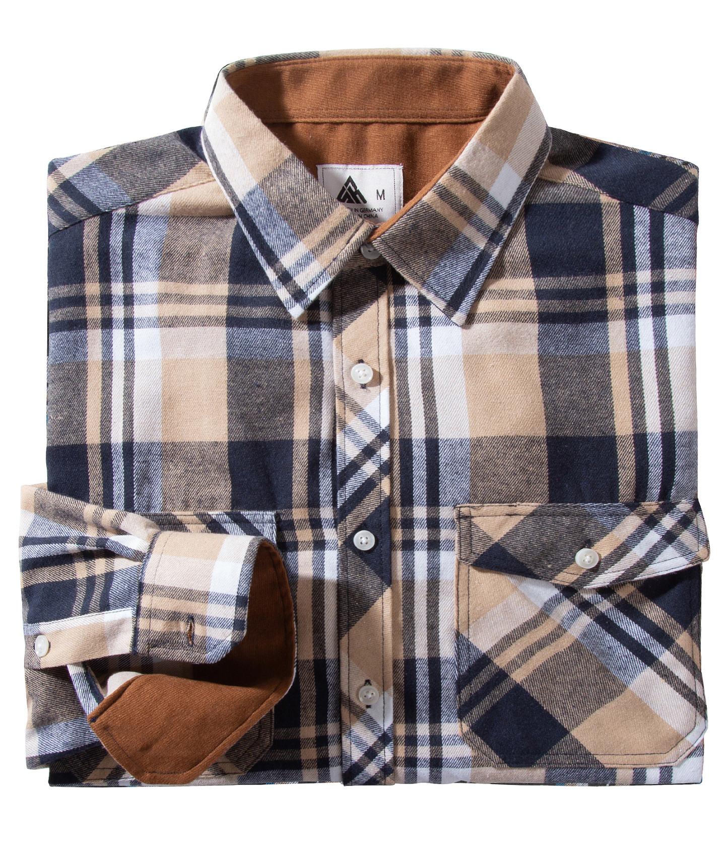 ZITY Men's Plaid Button Up Shirt with Flap Pocket Spring Fall Top-ZPK006565 | Zitysports