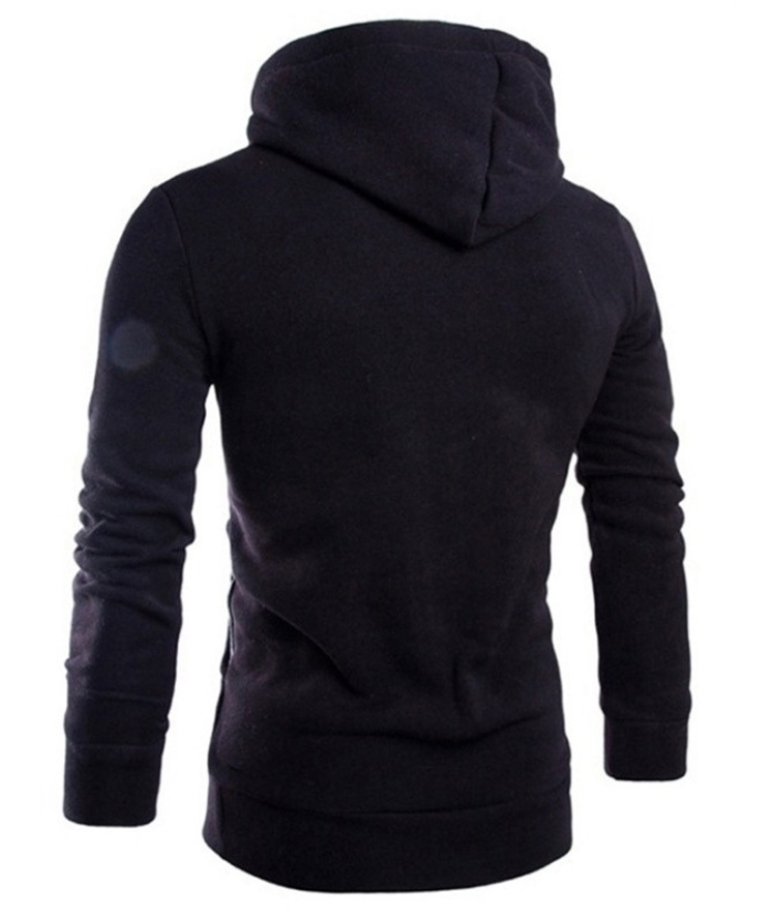 ZITY Men's Zip Up Slim Fit Long Sleeve Outdoor Hoodie-DUMHD04861 | Zitysports
