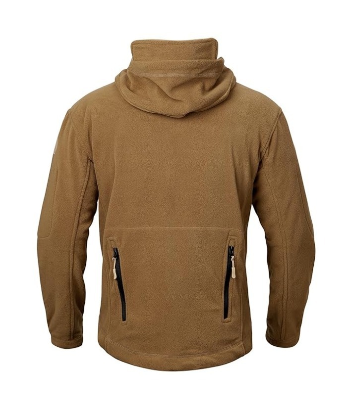 ZITY Men's Solid Microfleece Tactical Hoodie Jacket-ZPK007673 | Zitysports