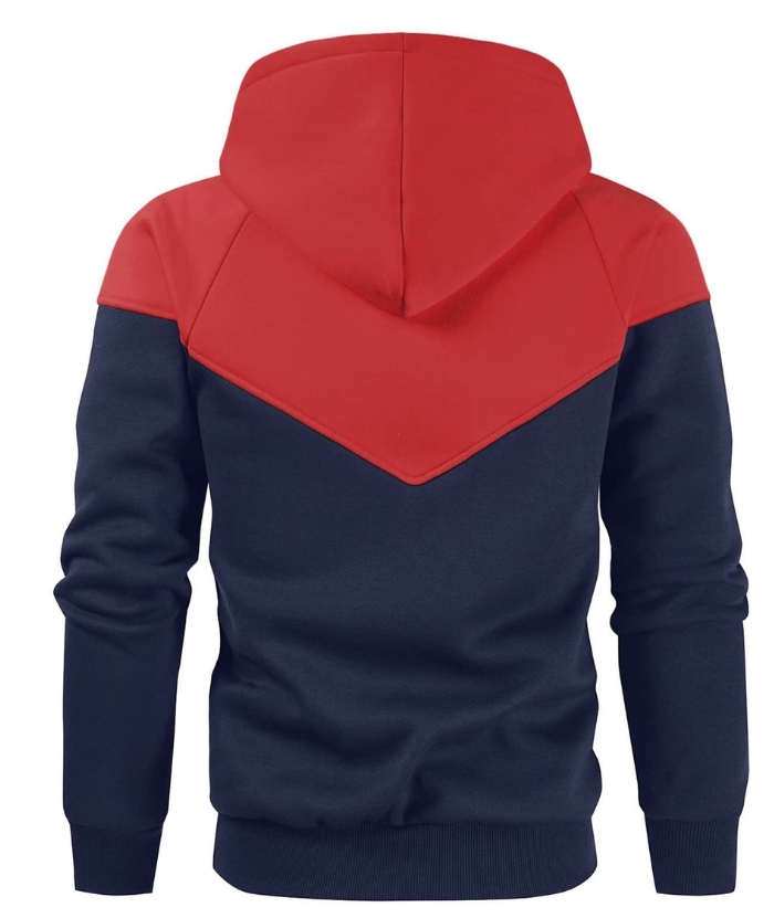 Men's Plus Size Long Sleeve Casual Pullover Hoodie-DUMFH04884 | Zitysports