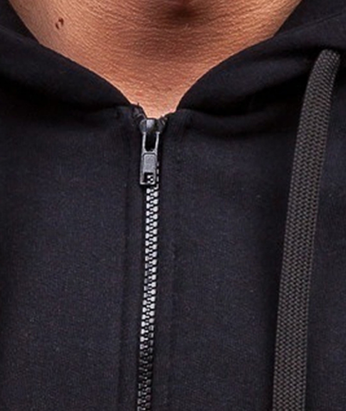 ZITY Men's Long Sleeve Full Zipper Casual Hoodie with Kangaroo Pockets-DUMHD05003|Zitysports