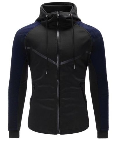 ZITY Men's Gym Sport Training Fitness Long Sleeve Zipper Hoodie-DUMHD05088|Zitysports
