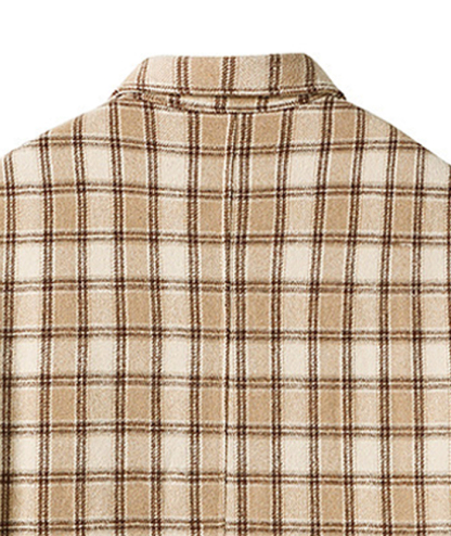 ZITY Men's Long Sleeve Cotton Plaid Flannel Shirt-DUMLT05315|Zitysports