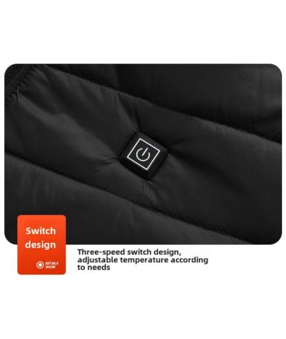 Men's Full Zip-Up Multizone Heated Jacket-M92