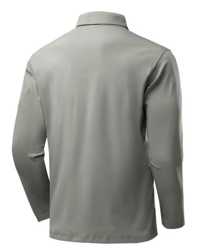 ZITY Men's Button Up Long Sleeve Polo Shirt-8909