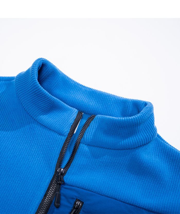 ZITY Men's Long Sleeve Quarter Zip Sports Polo Shirt-88188