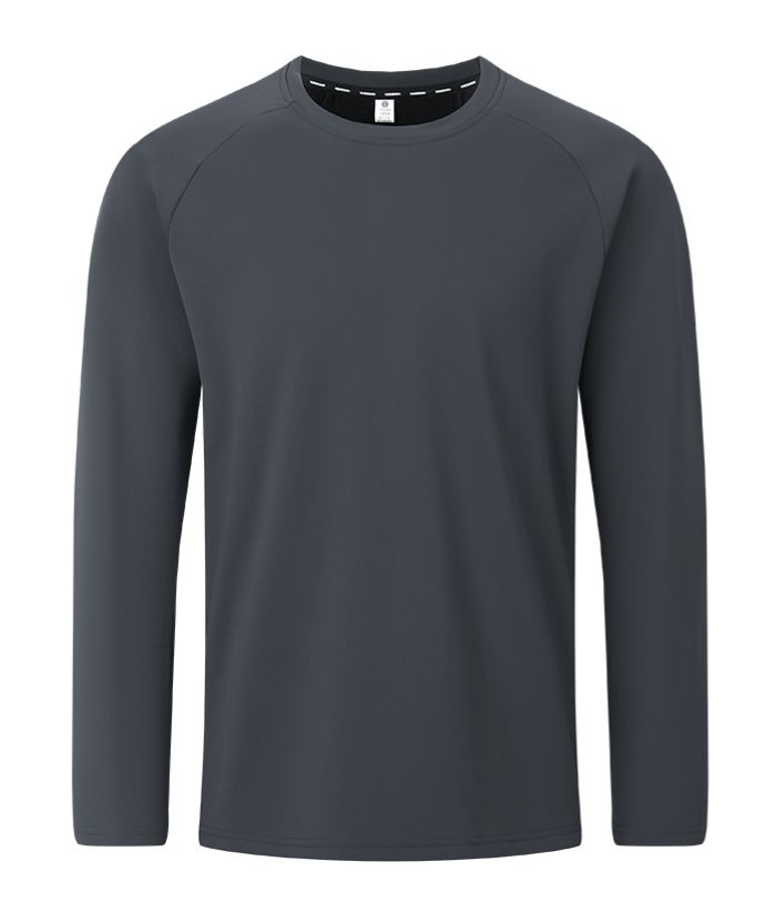Men's Long Sleeve Solid Color Performance Polo-5332