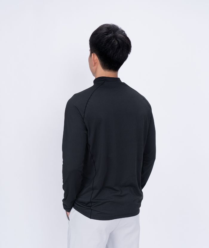 ZITY Men's Long Sleeve Pullover Polo Shirt-88168