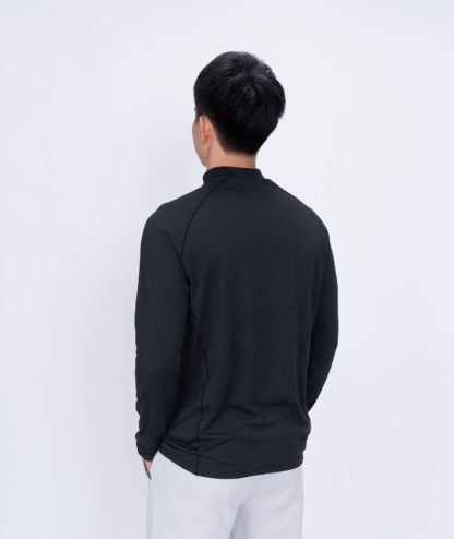 ZITY Men's Long Sleeve Pullover Polo Shirt-88168