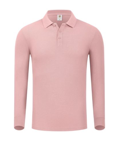 ZITY Unisex Long Sleeve Slim Fit Lapel Polo Shirt-DUMLP05922