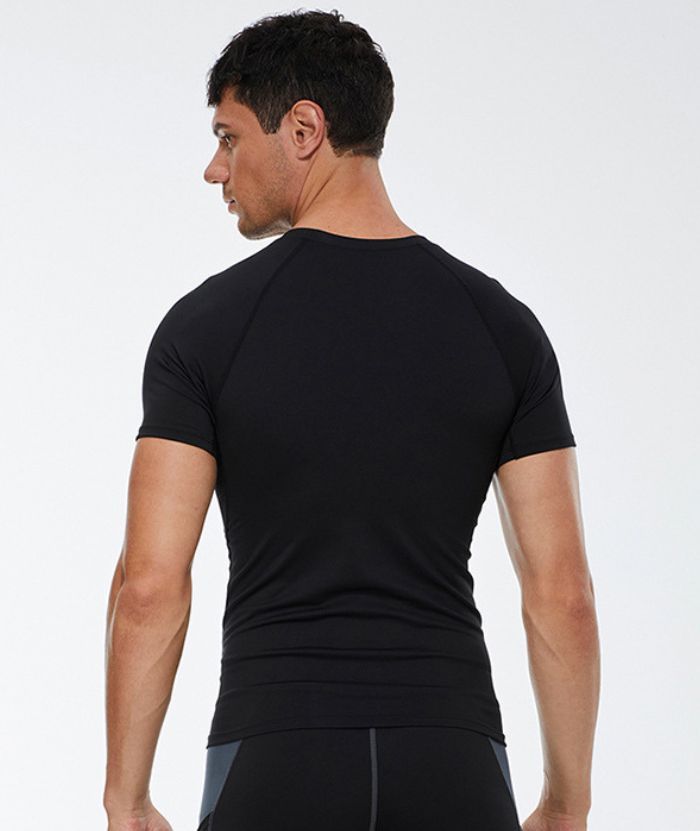 ZITY Men's Dri Fit Sports Running Compression T-Shirt-DUMTS05961
