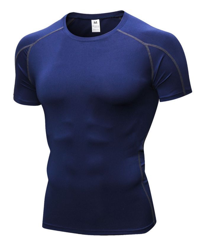 ZITY Men's Running Dri Fit Compression T-Shirt-DUMTS05960