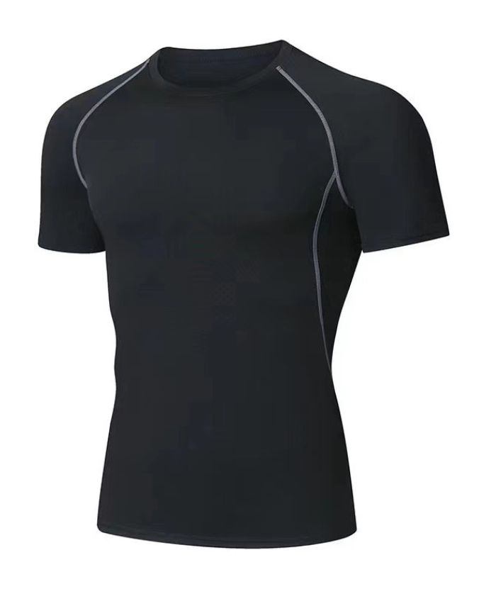 ZITY Men's Sports Dri Fit Summer Workout Compression T-Shirt-TDUMTS05980