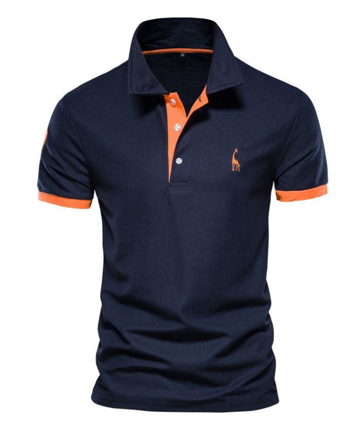 ZITY Men's Button Up Slim Fit Golf Polo Shirt-DUMPO06022
