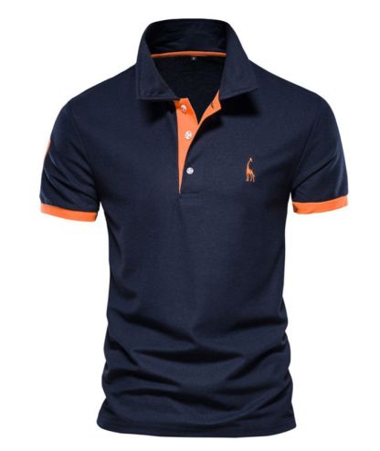 ZITY Men's Button Up Slim Fit Golf Polo Shirt-DUMPO06022