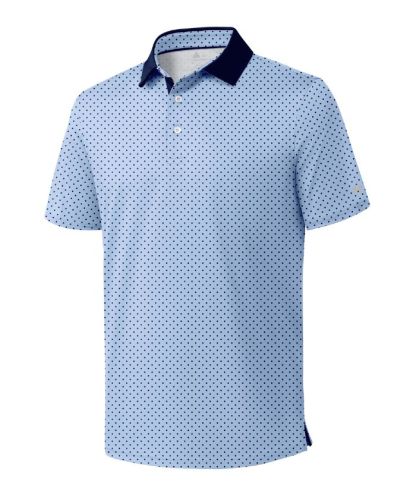 ZITY Men's Hawaiian Flower Print Polo Shirts-CUMPO05190