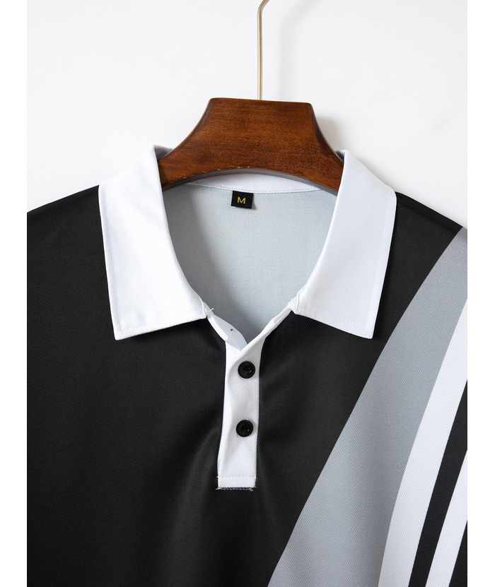 ZITY Men's Short Sleeved Outdoor Casual Stand Collar Polo Shirt-ZPK010463 | Zitysports