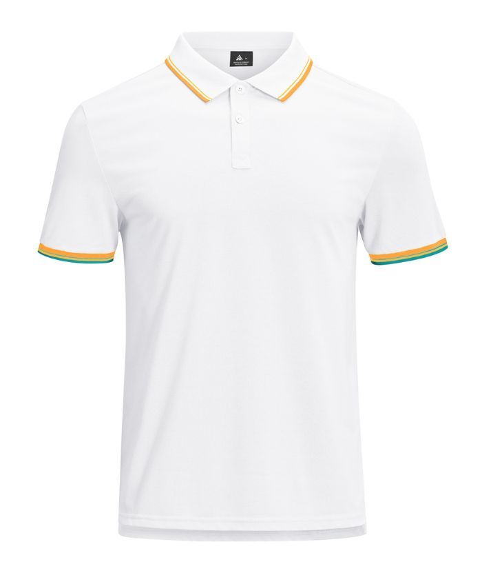 ZITY Men's Solid Color Slim Fit Golf Polo Shirt-CUMPO02668