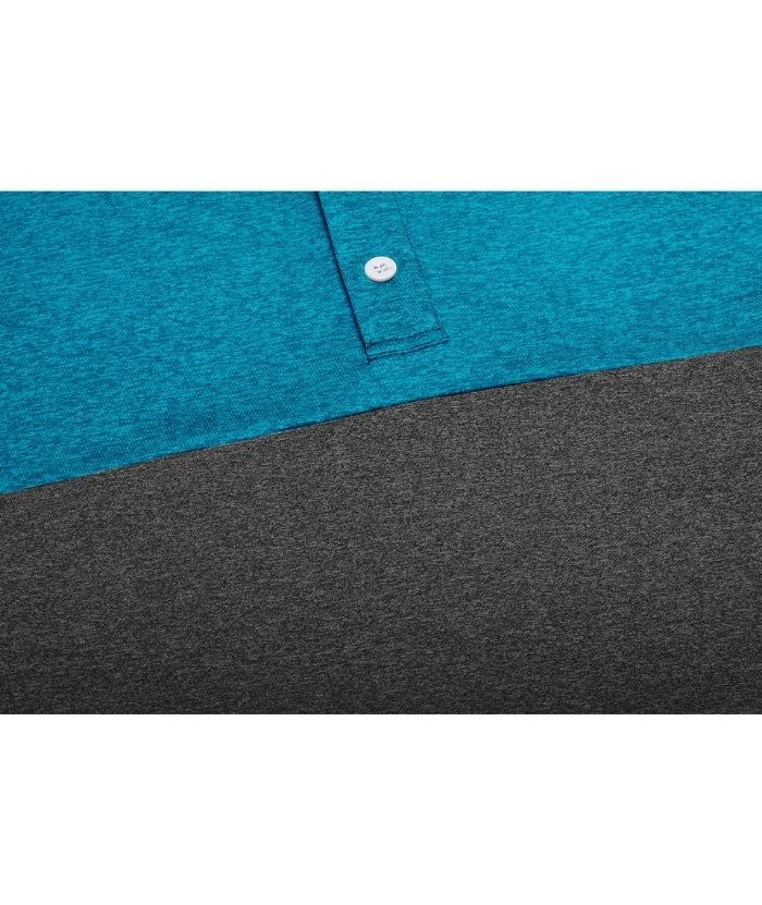 ZITY Men's Color Block Dri Fit Polo Shirt-APOH700109
