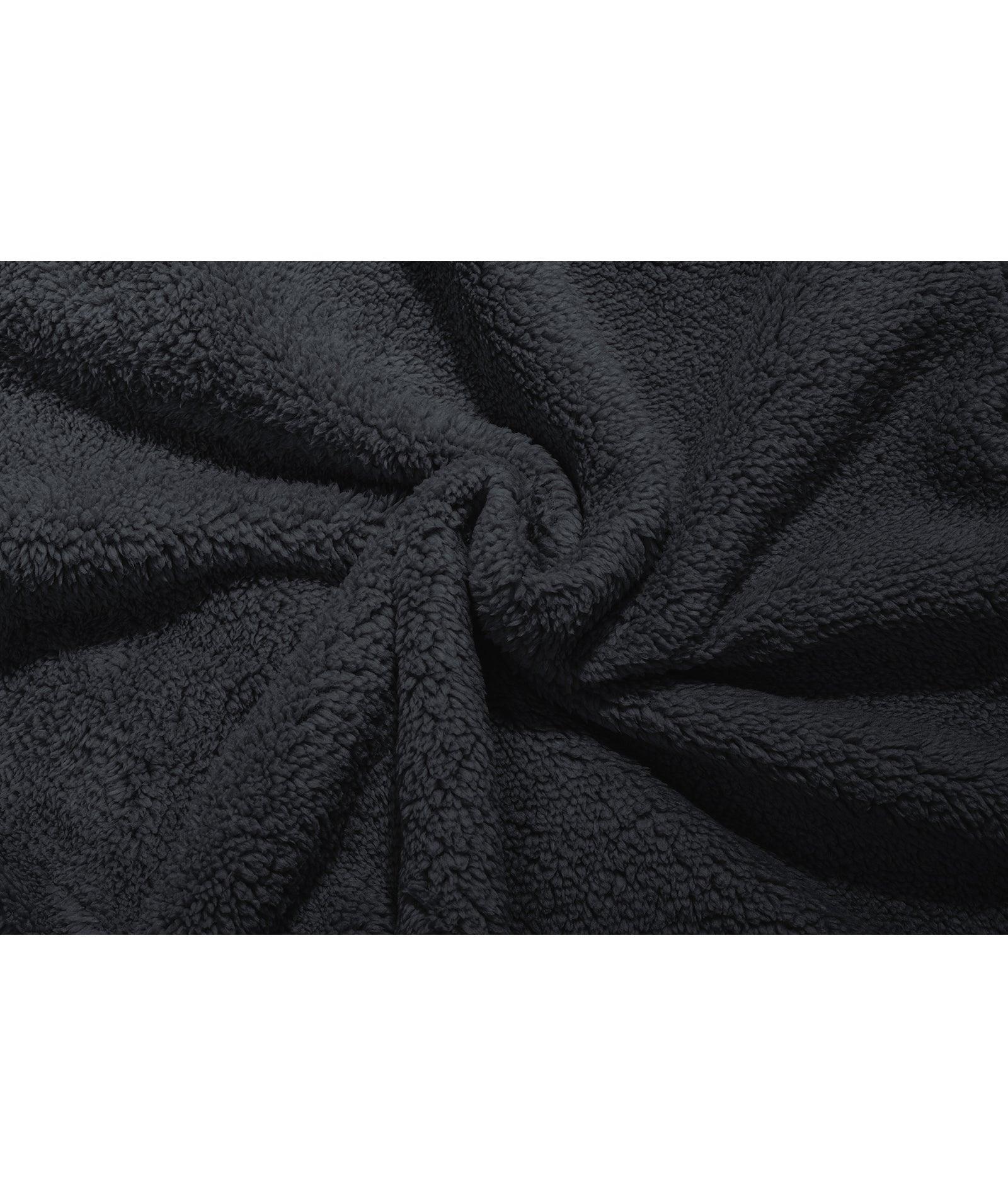 ZITY Men's Full Zip Up Contrast Color Fleece Hoodie-zity1712