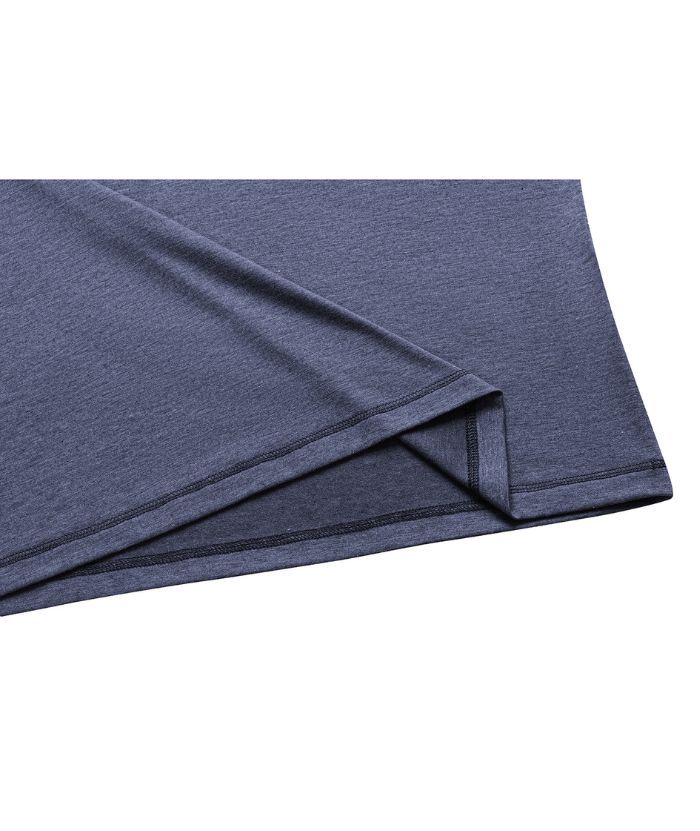 ZITY Men's Button Up Slim Fit Summer T-Shirt-CUMSS01905
