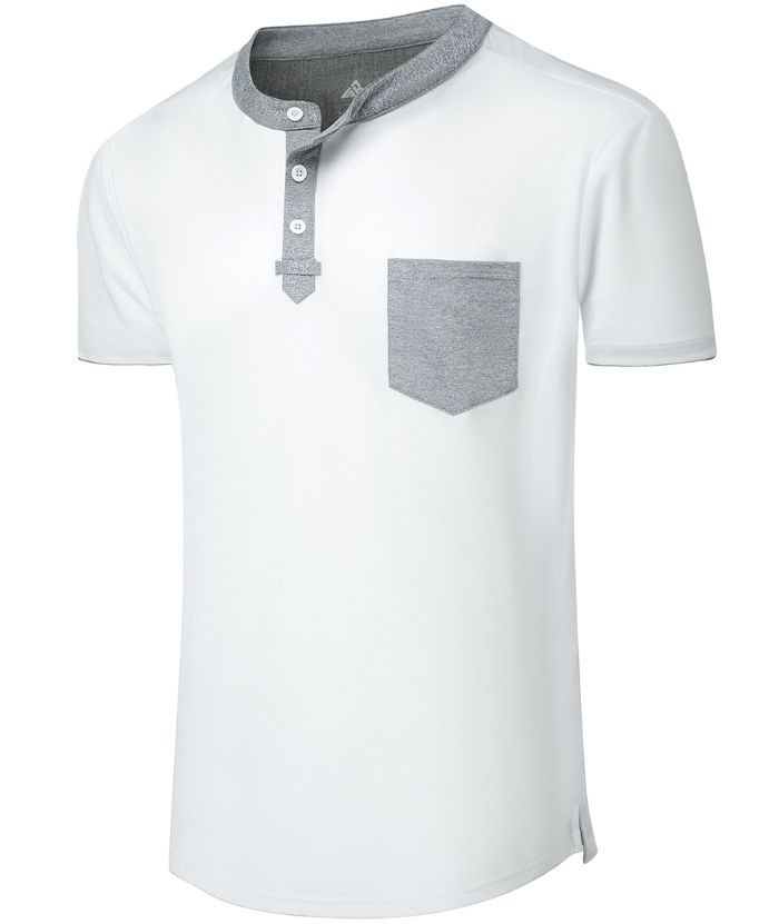 ZITY Men's Slim Fit White Summer T-Shirt-CUMSS02547