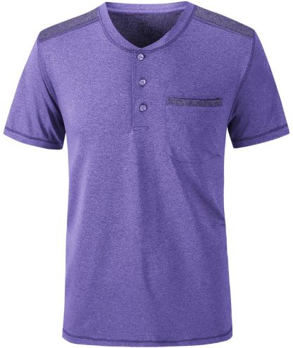 ZITY Men's Slim Fit Chest Pocket Summer T-Shirt-CUMSS01279