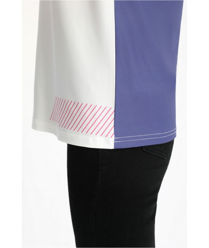 ZITY Women's Slim Fit V Neck Golf Polo Shirt-CFWZZ00034