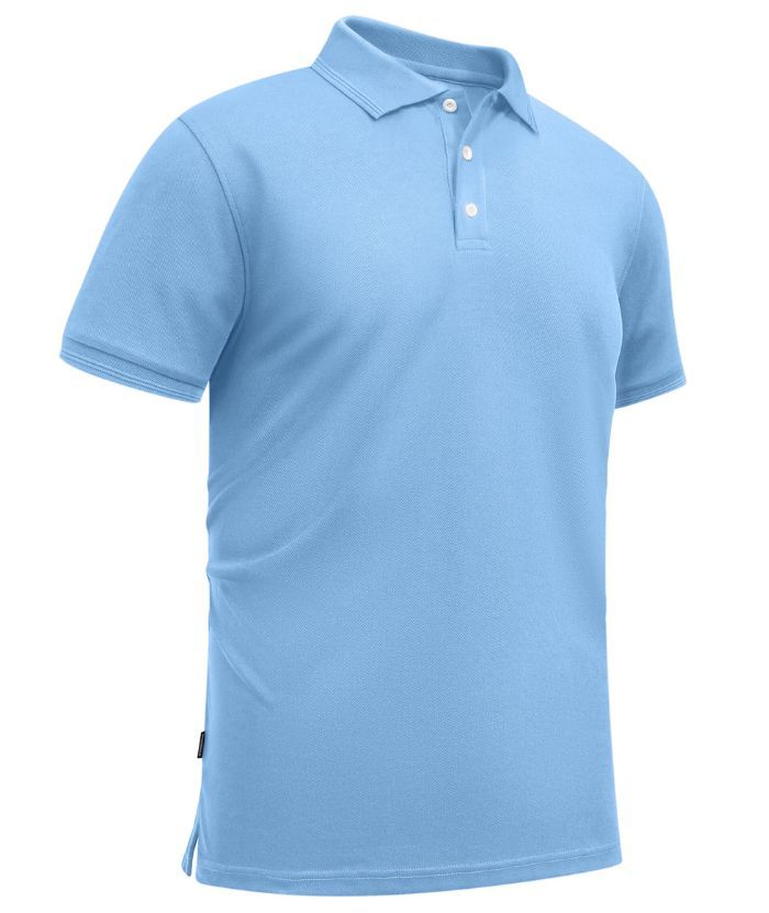 ZITY Men's Button Up Slim Fit Casual Polo Shirt-CUMPO05344