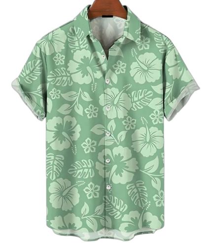 ZITY Men's Floral Print Casual Shirt