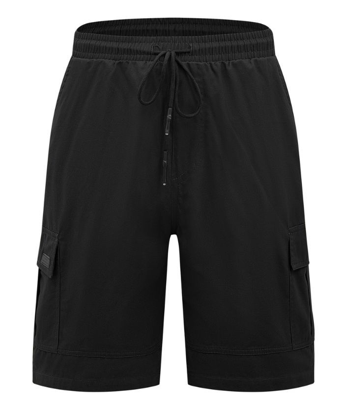 ZITY Men's Loose Fit Men's Drawstring Cargo Shorts-CEMGS05458
