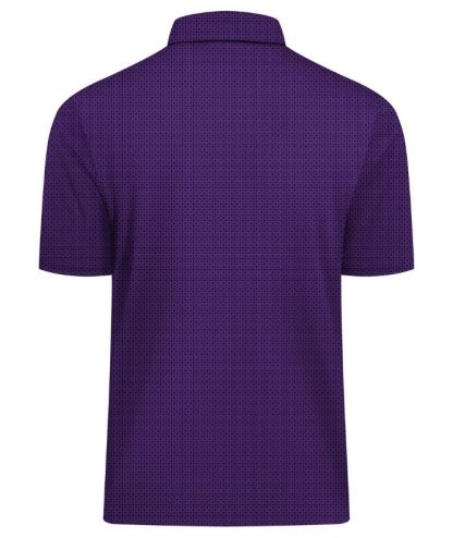ZITY Men's Button Up Slim Fit Printed Polo Shirt-CUMPO05189