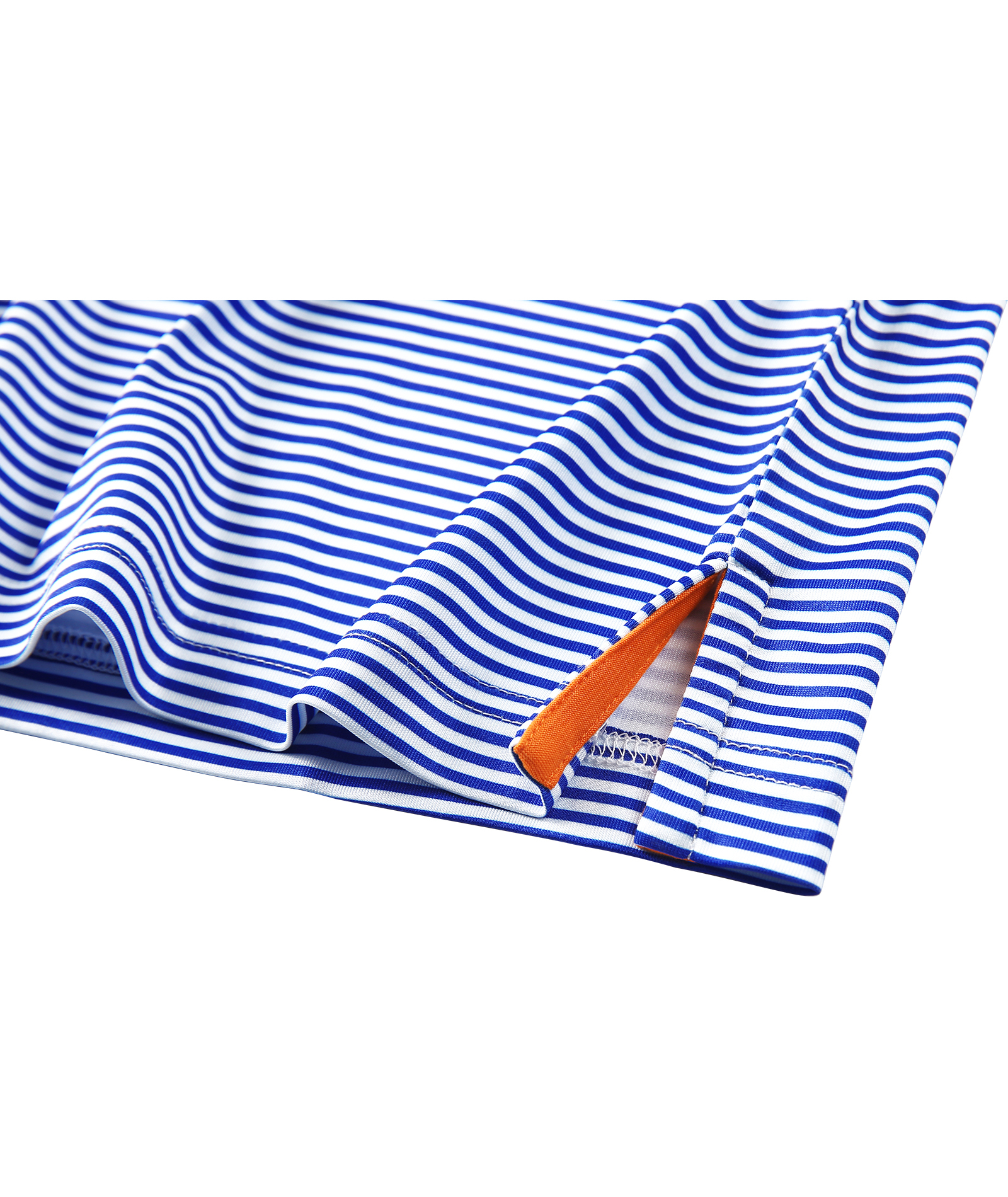 ZITY Men's Button Up Dri Fit Strip Polo Shirt-TUMPO00062